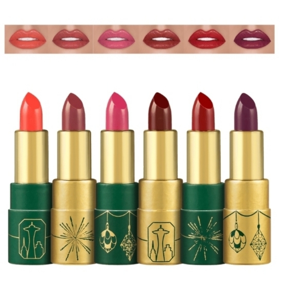 GEL LIP COLOR SET CARGO COSMETICS 6-PIECE TRAVEL SIZE - Picture 2 of 4